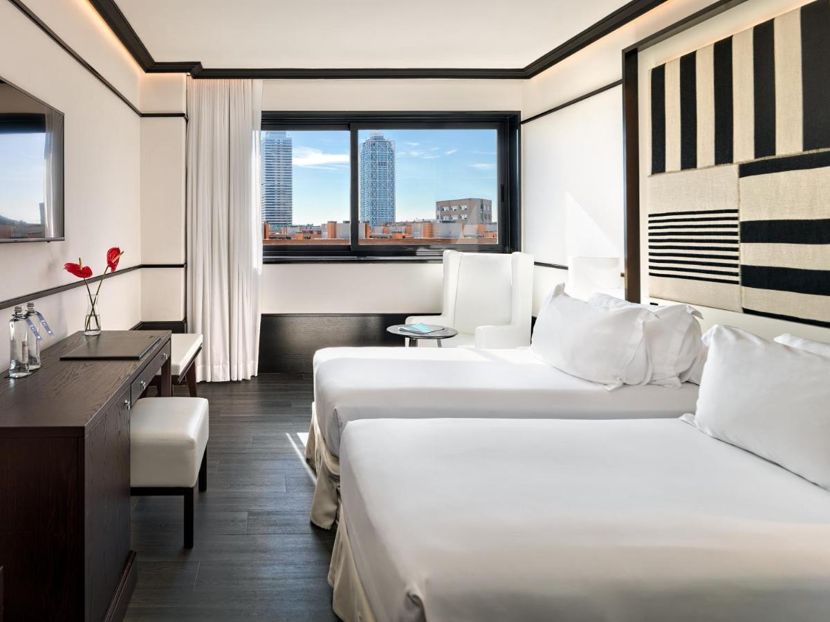 Cama o camas de una habitación en H10 Marina Barcelona