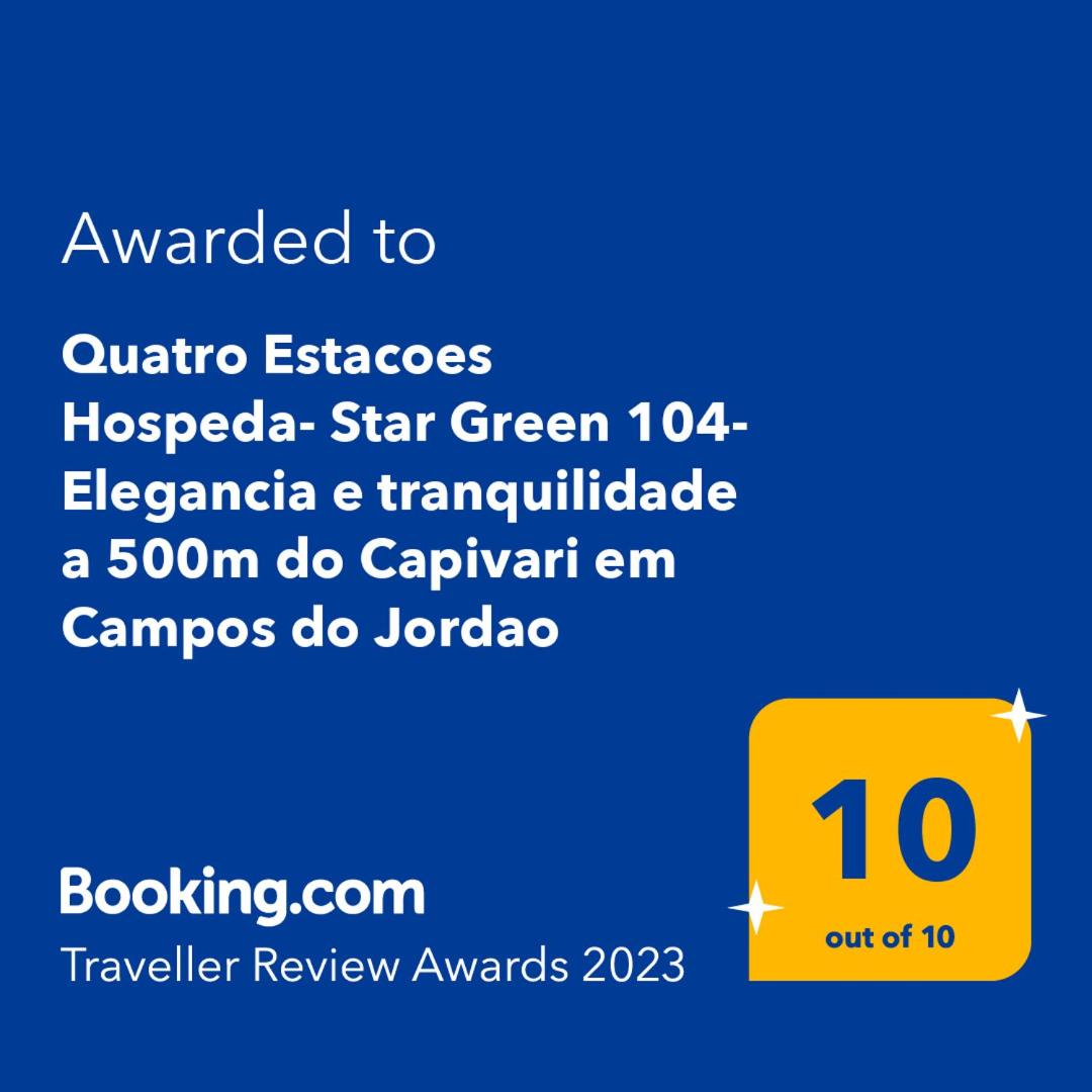 Suitetrails - Quatro Estacoes Hospeda- Star Green 104- Elegancia e tranquilidade a 500m do Capivari em Campos do Jordao