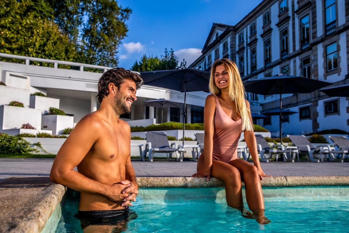Os clientes hospedados em Grande Hotel das Caldas da Felgueira