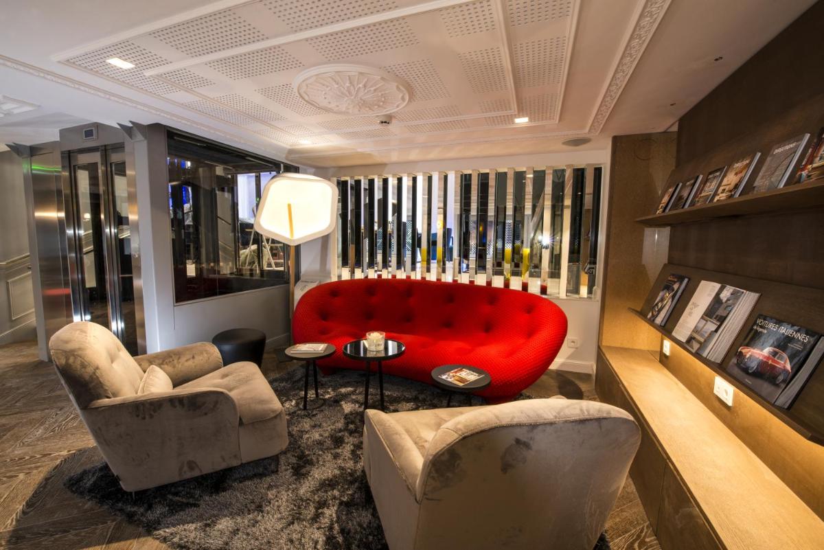Coin salon dans l'établissement Vertigo Hotel, By Marriott, a Member of Design Hotels