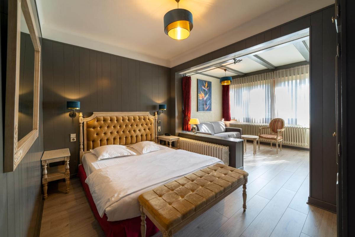 Un ou plusieurs lits dans un hébergement de l'établissement Hôtel du Parc, Restaurant, Spa & Wellness