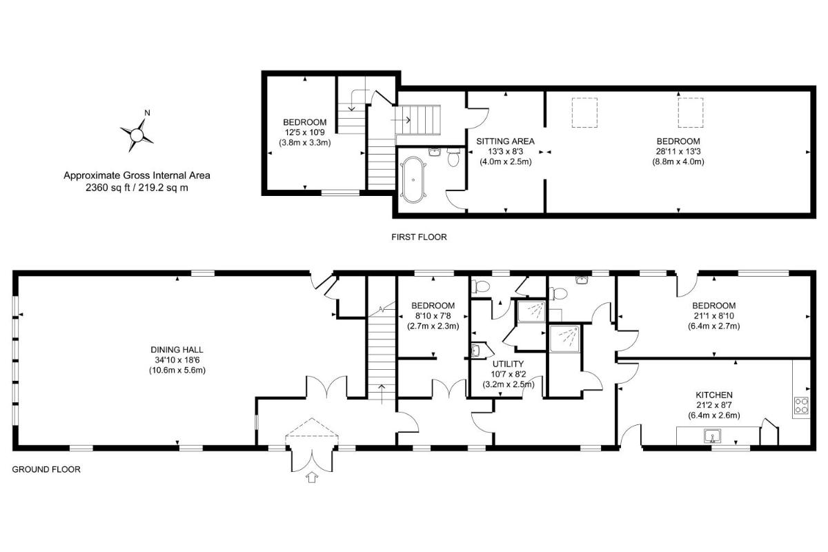 The Timber Barn South Downs West Sussex Sleeps 18 - Housity