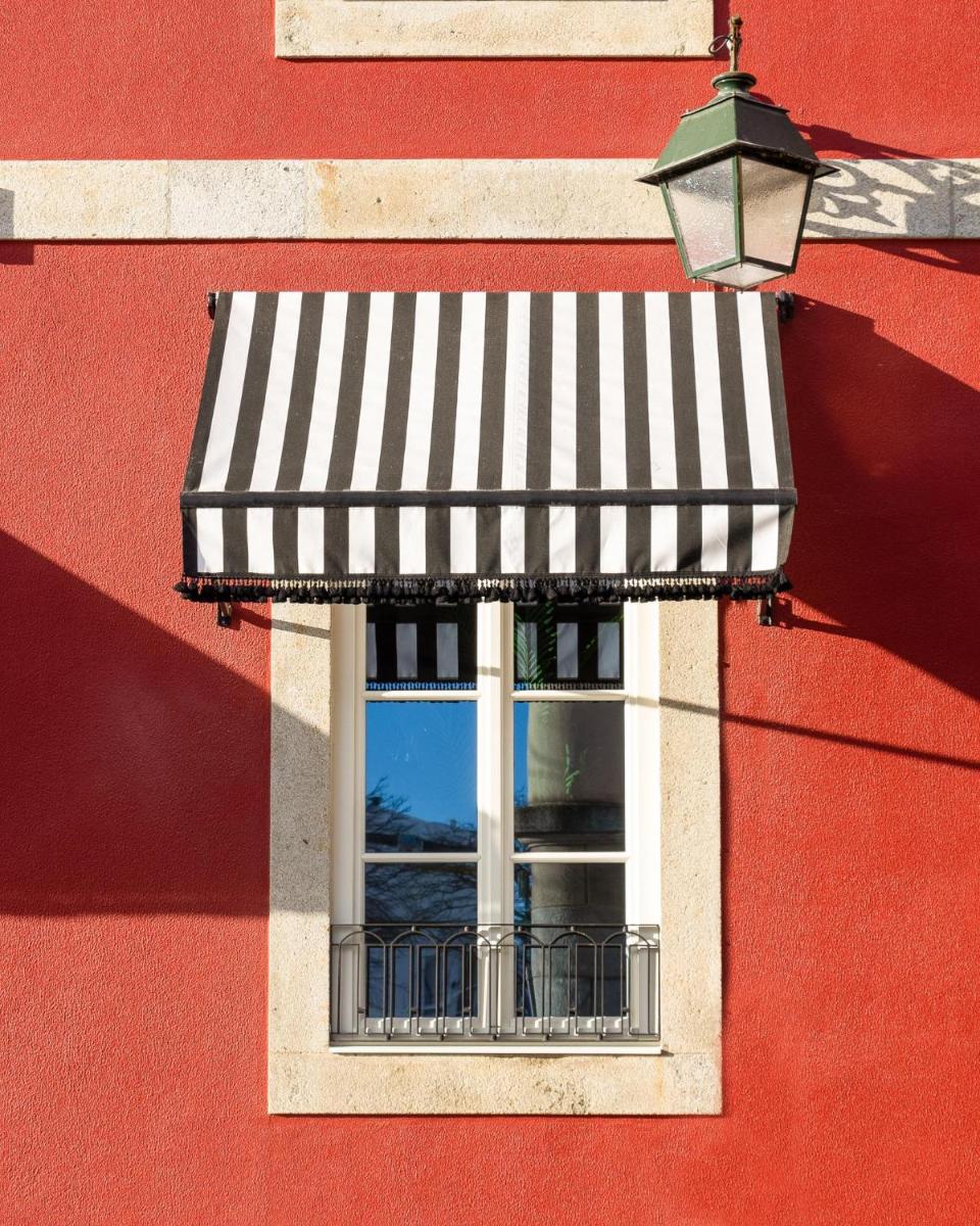 O edifício onde o hotel está situado