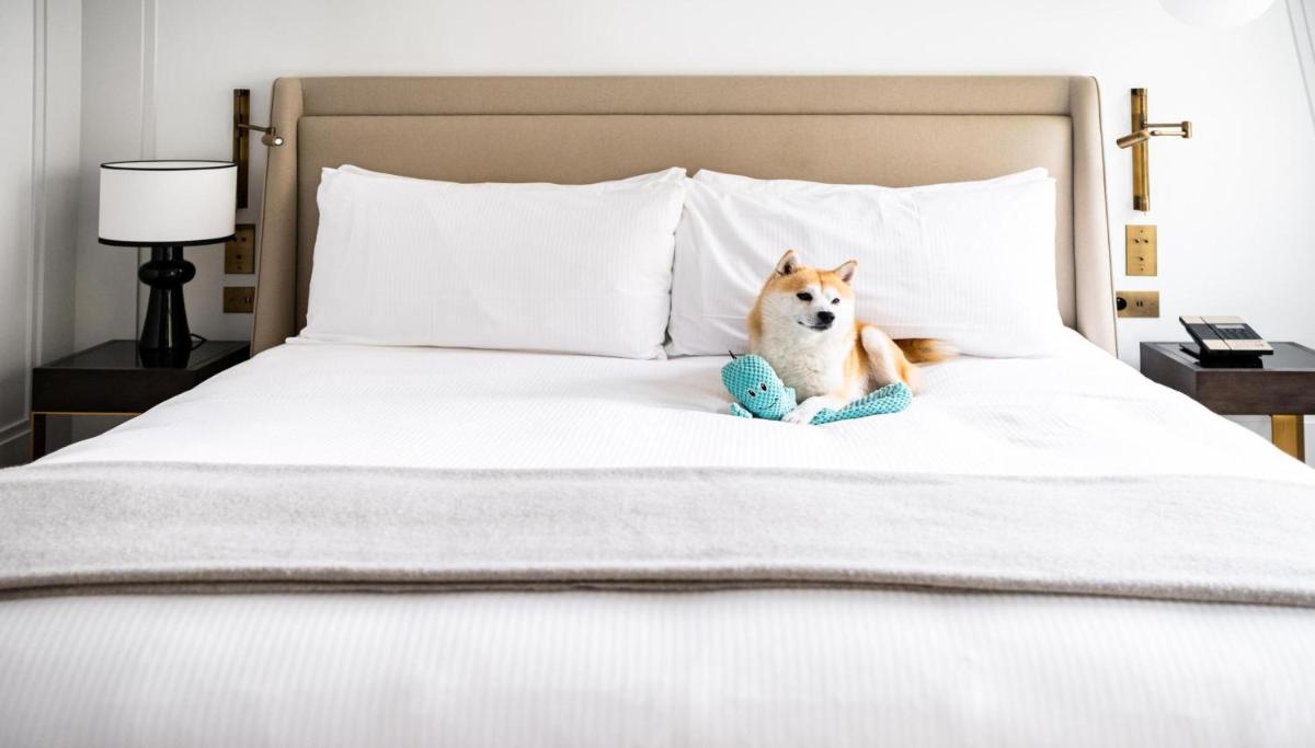 Un ou plusieurs lits dans un hébergement de l'établissement Kimpton - St Honoré Paris by IHG