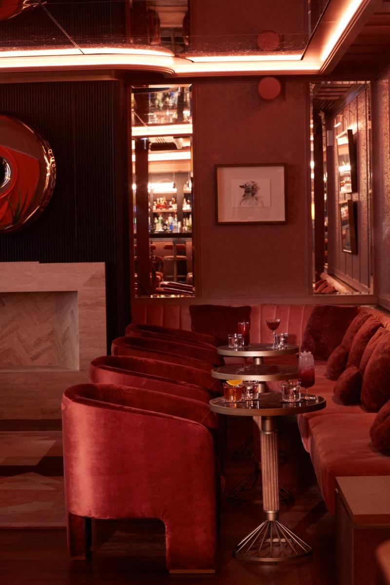 Coin salon dans l'établissement Maison Delano Paris