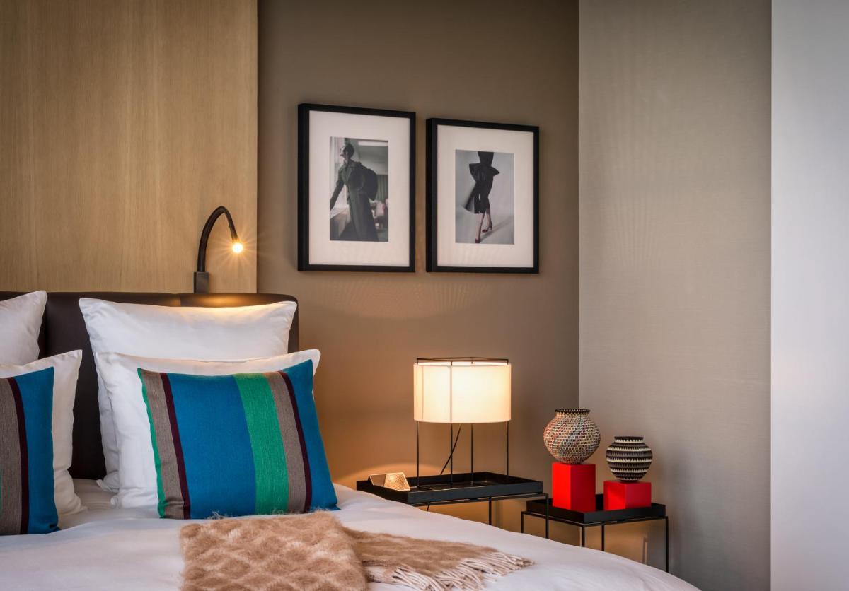 Ein Bett oder Betten in einem Zimmer der Unterkunft Das Stue