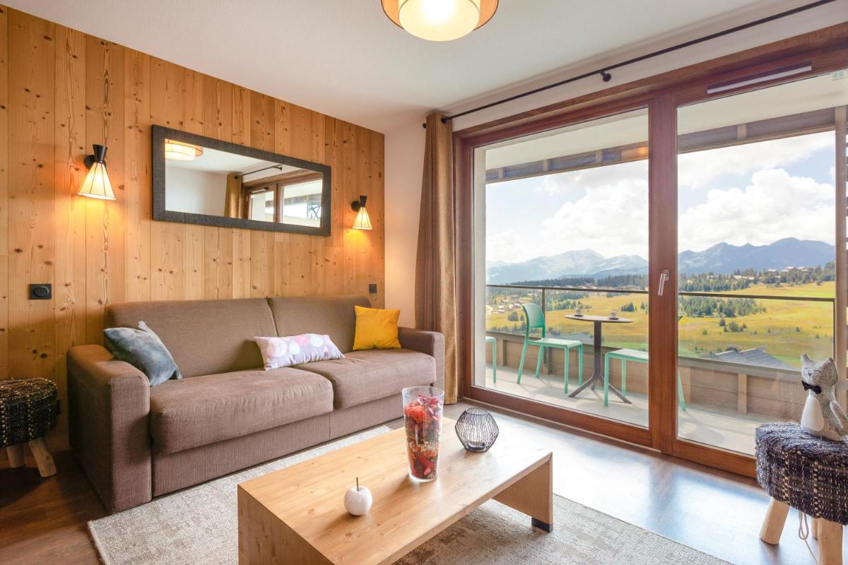 Vue générale sur la montagne ou vue sur la montagne depuis l'appart'hôtel