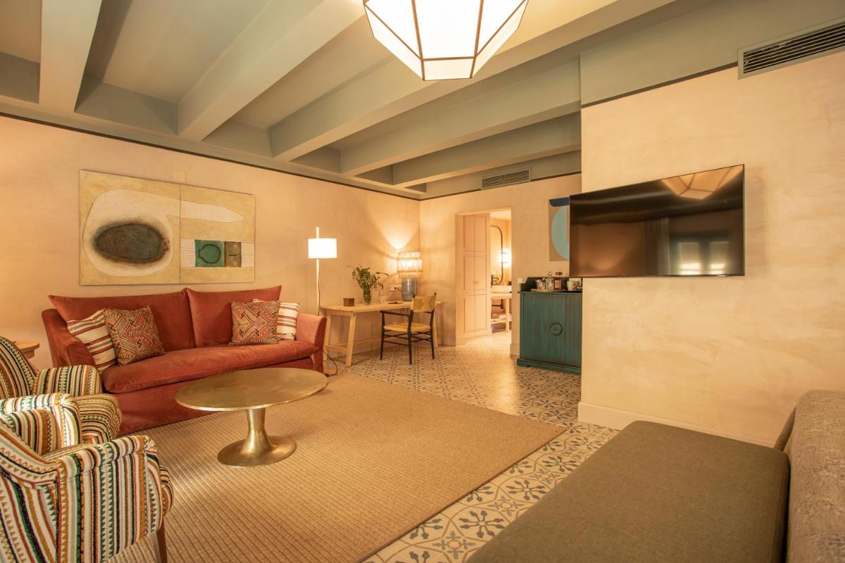 Zona de estar de Hospes Las Casas del Rey de Baeza, a Member of Design Hotels