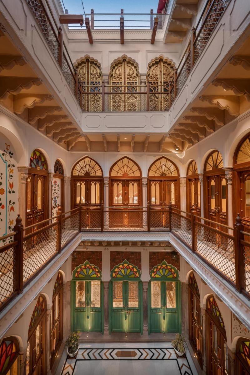 an image of the inside of a building at Haveli Dharampura & Golden Haveli- UNESCO awarded Boutique Heritage Hotel in New Delhi an image of the inside of a building at Haveli Dharampura & Golden Haveli- UNESCO awarded Boutique Heritage Hotel in New Delhi