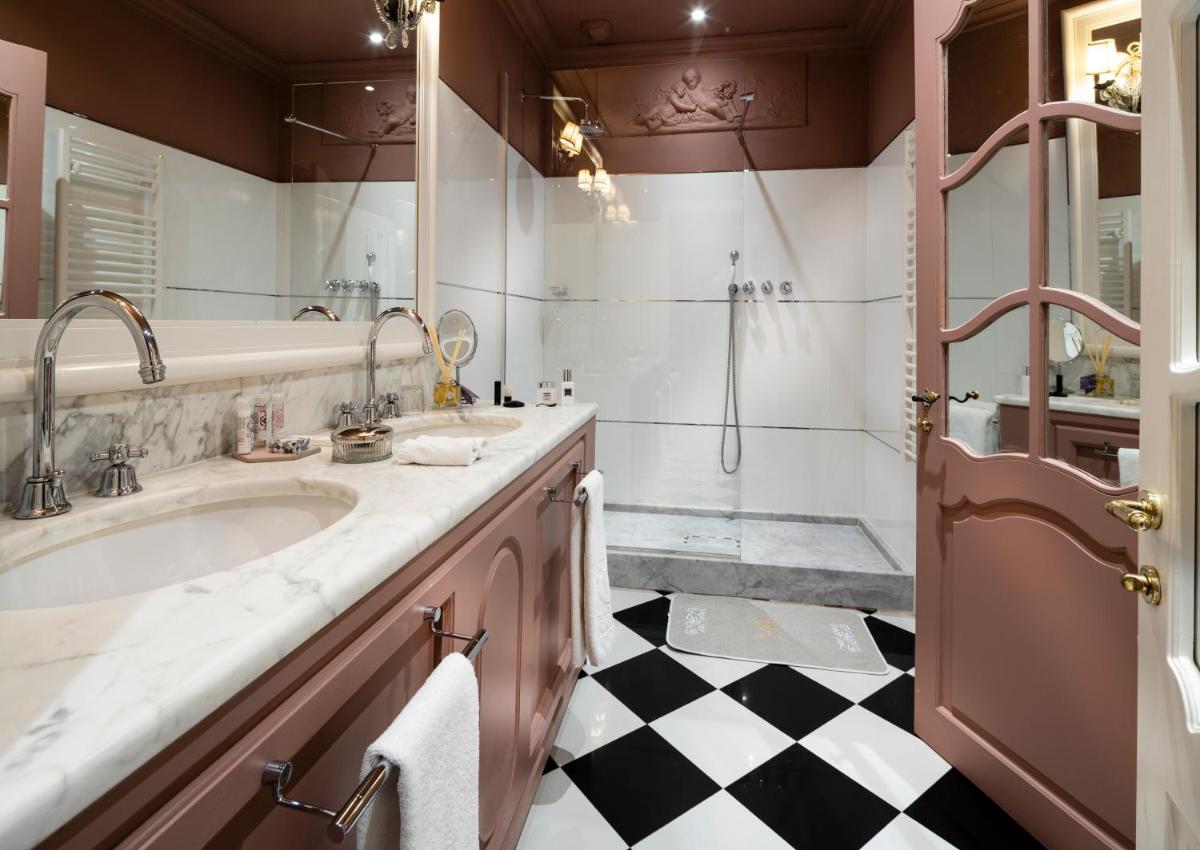 Salle de bains dans l'établissement Villa Gallici Hôtel & Spa