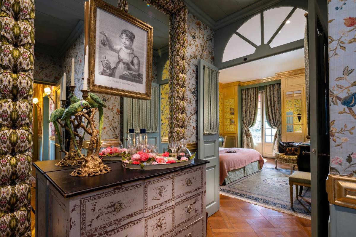 Un ou plusieurs lits dans un hébergement de l'établissement Villa Gallici Hôtel & Spa