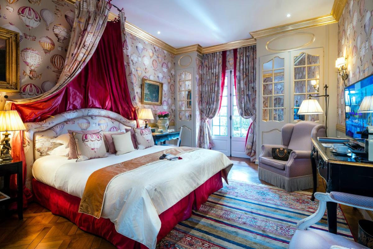 Un ou plusieurs lits dans un hébergement de l'établissement Villa Gallici Hôtel & Spa