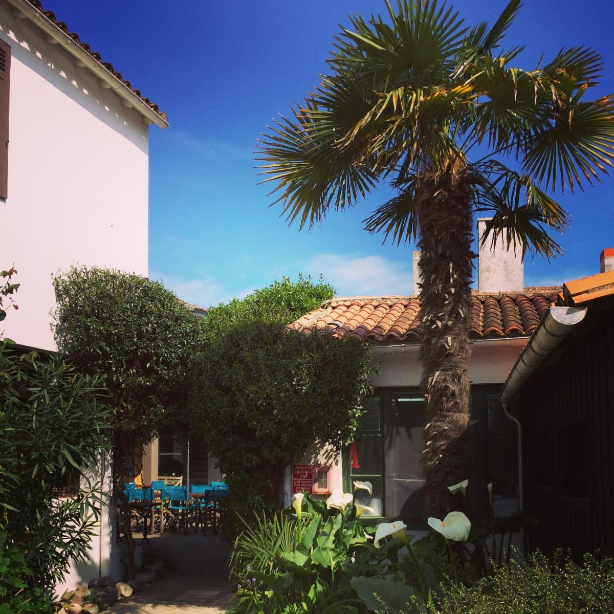 Jardin de l'établissement Hotel L'Océan