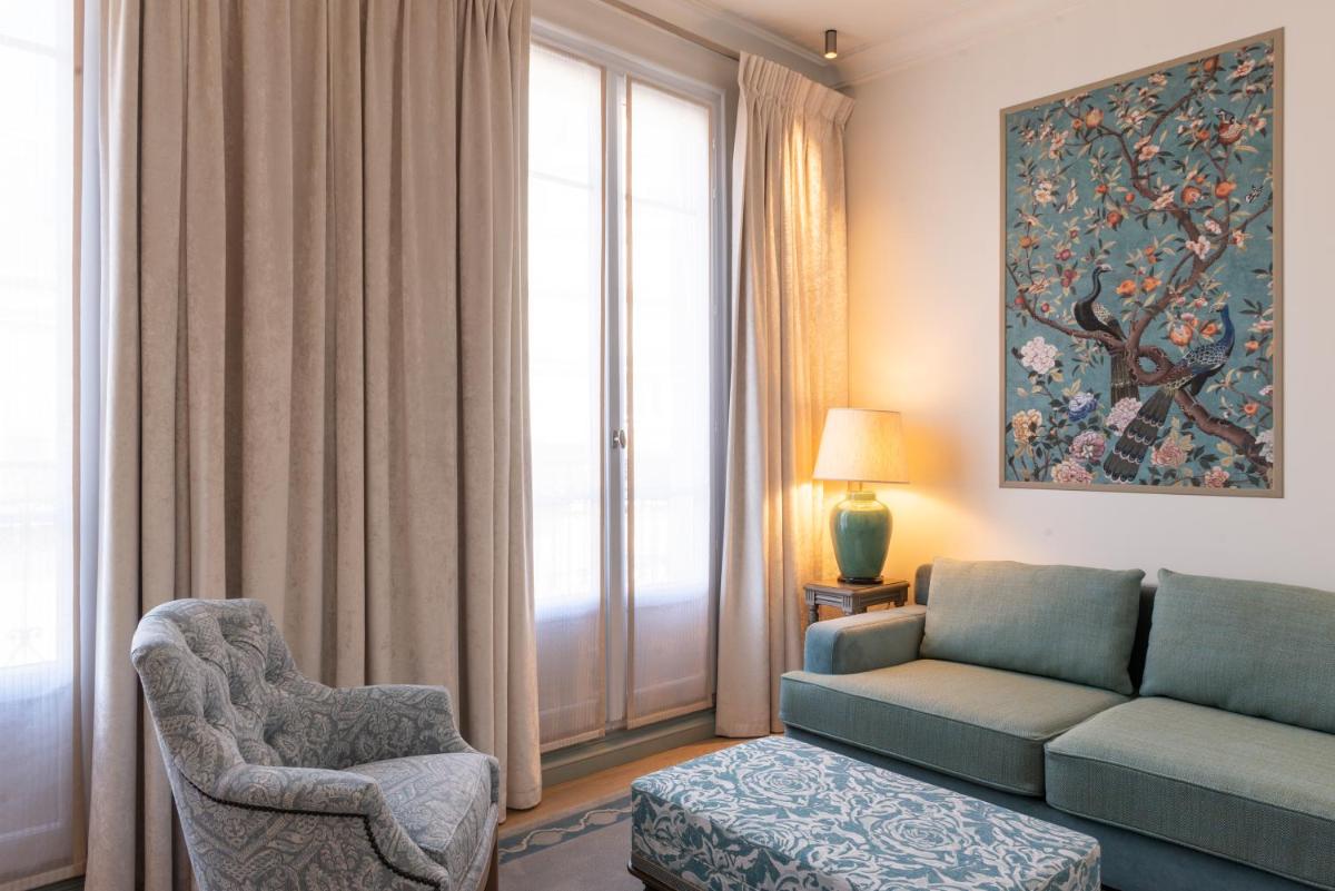 Coin salon dans l'établissement Hotel de Montesquieu