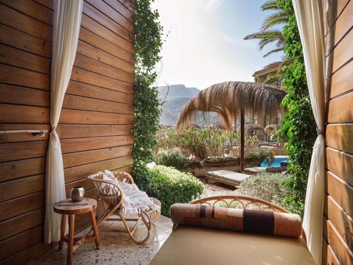 Jardín al aire libre en Bikini Island & Mountain Port de Soller "Adults only"