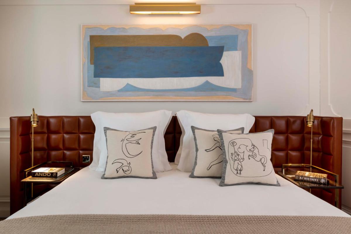 Un ou plusieurs lits dans un hébergement de l'établissement Villa-des-Prés