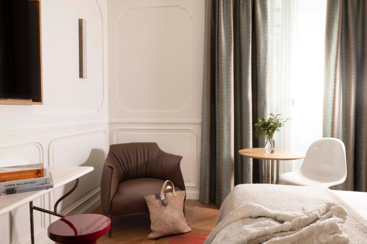 Coin salon dans l'établissement Villa-des-Prés