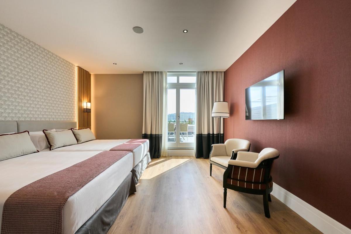 Cama o camas de una habitación en Catalonia Ramblas 4* Sup