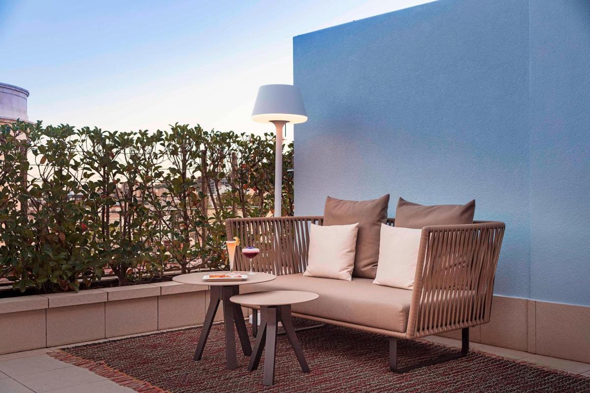 Zona de estar de Le Meridien Barcelona