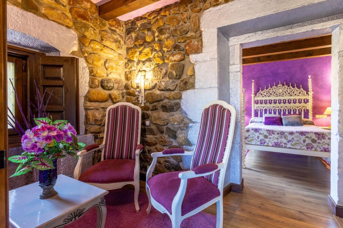 Zona de estar de Hotel Spa Casona La Hondonada