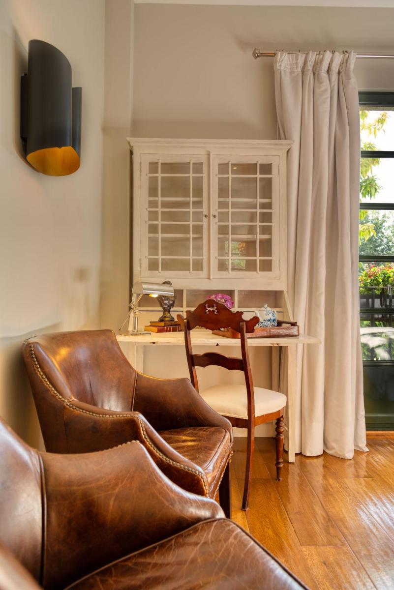 Zona de estar de A Quinta Da Auga Hotel Spa Relais & Chateaux
