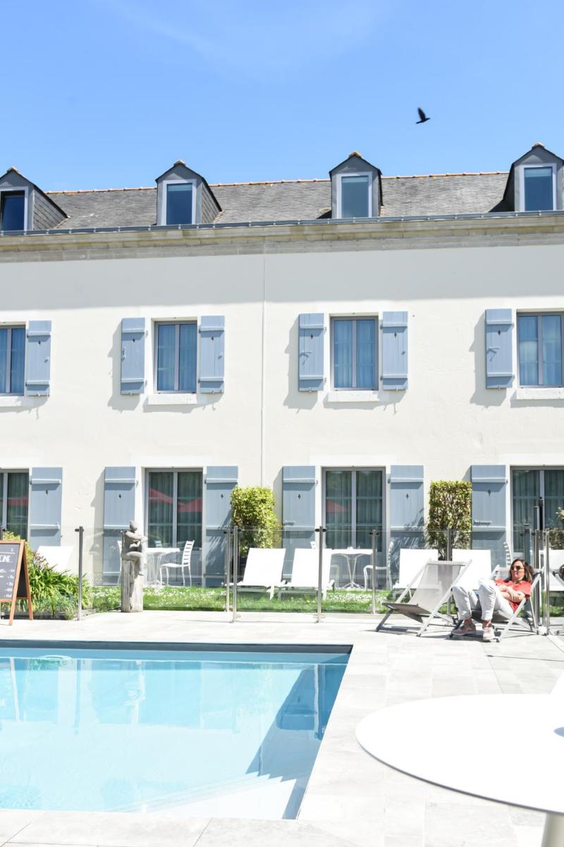 Piscine de l'établissement Le Général d'Elbée Hotel & Spa - Teritoria ou située à proximité