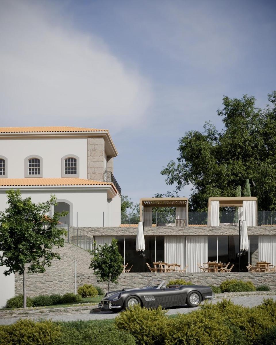 O edifício onde o hotel está situado