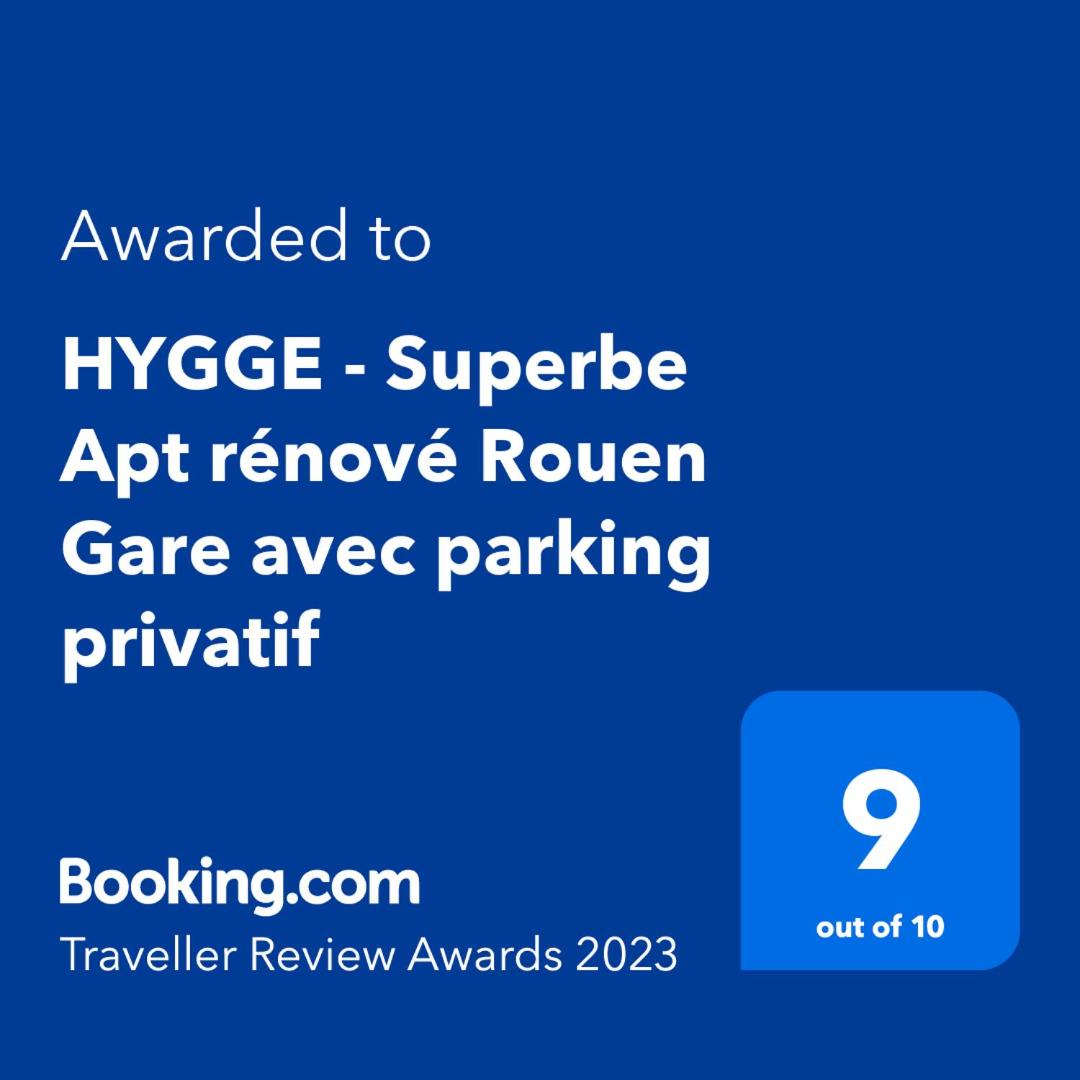HYGGE - Superbe Apt rénové Rouen Gare avec parking privatif - Housity