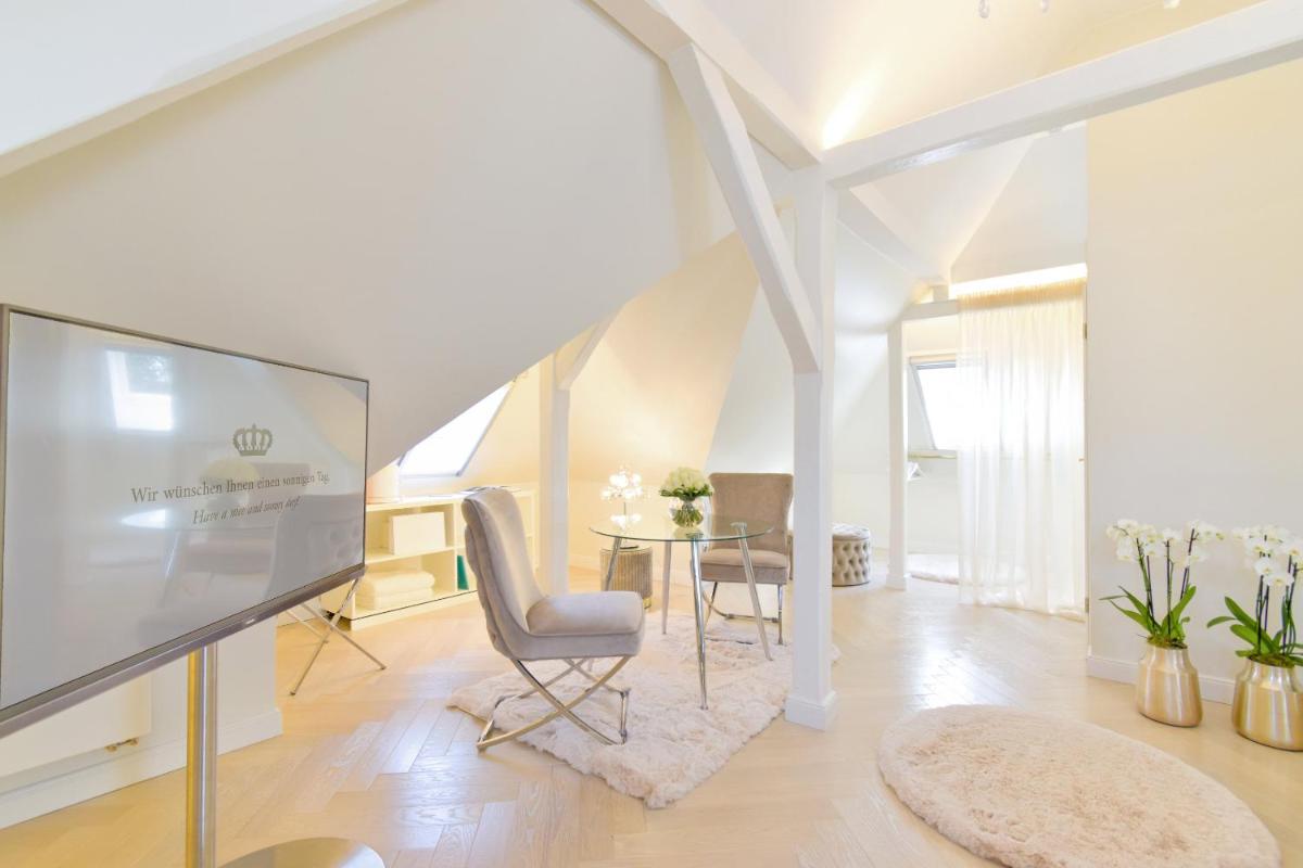 Ein Sitzbereich in der Unterkunft Villa Contessa - Luxury Spa Hotels