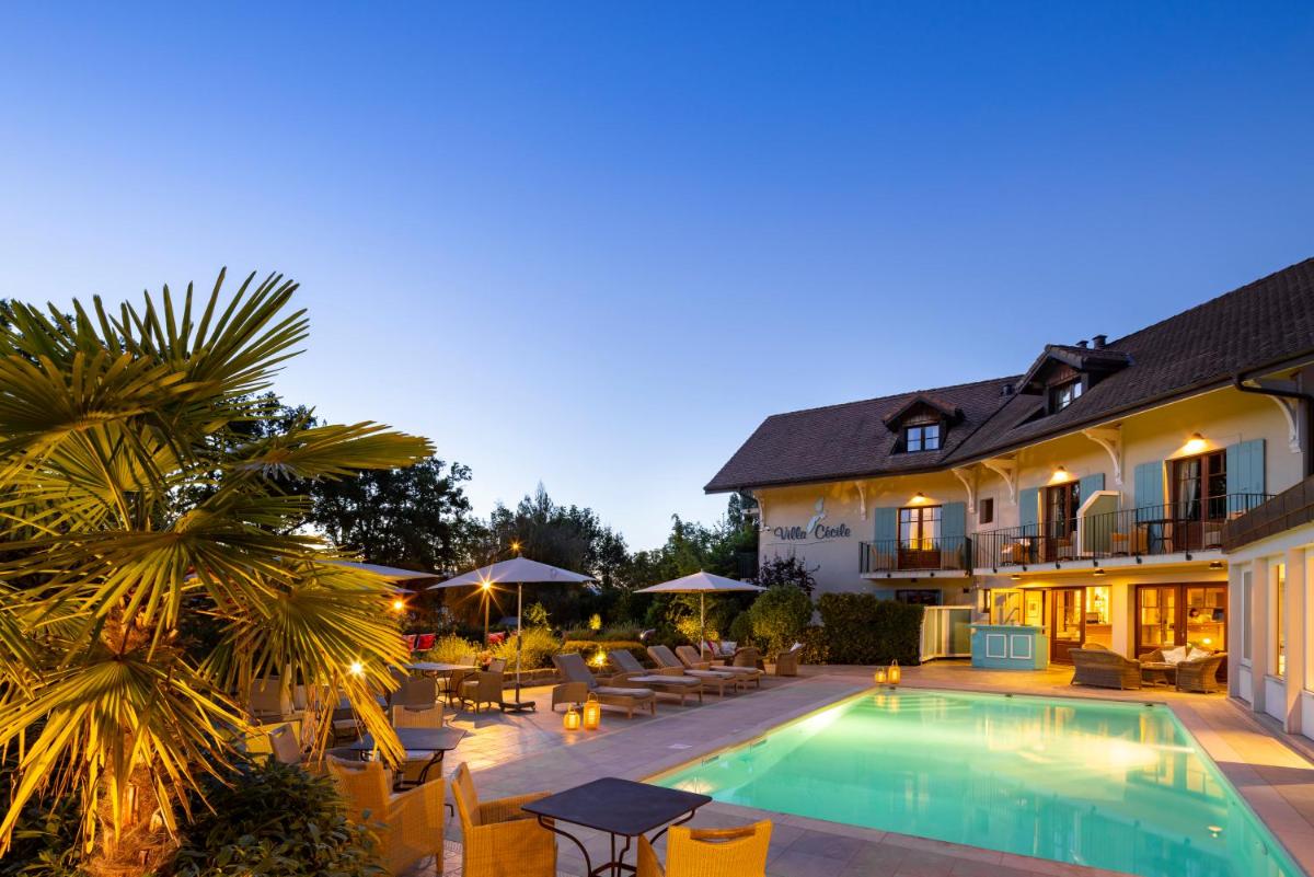 Piscine de l'établissement Villa Cécile ou située à proximité