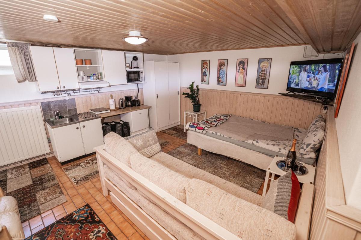 Mukava kellarihuoneisto jossa sauna ja poreallas - Housity