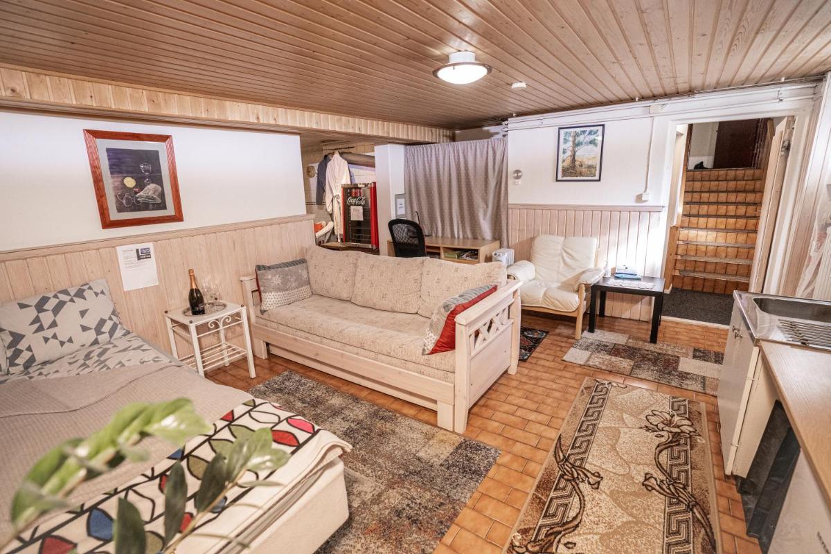 Mukava kellarihuoneisto jossa sauna ja poreallas - Housity