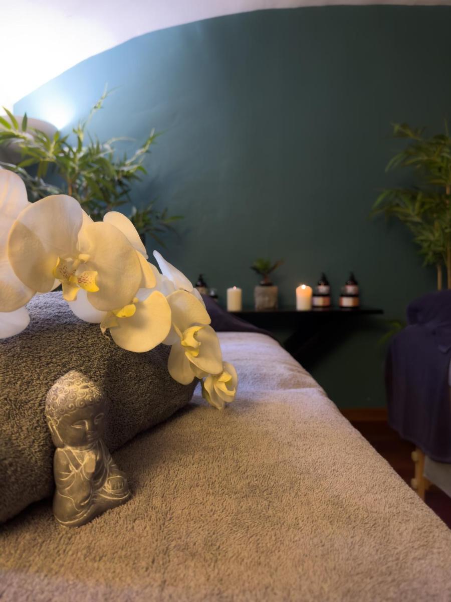 Un ou plusieurs lits dans un hébergement de l'établissement Ostella Spa & Resort