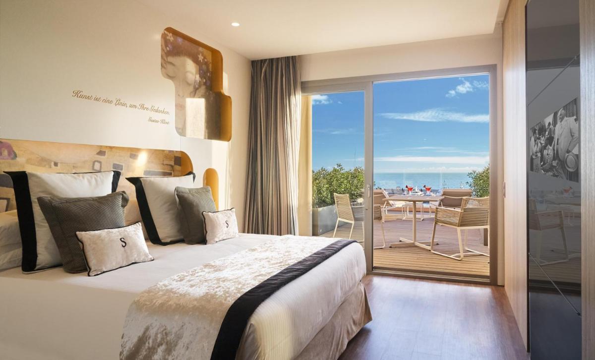 Cama o camas de una habitación en Pure Salt Port Adriano - Adults Only