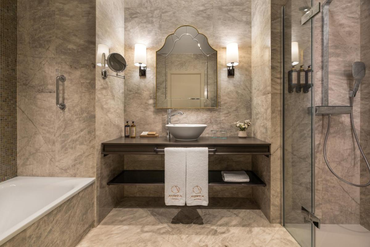 Un baño de Áurea Casa Palacio Sagasta by Eurostars Hotel Company