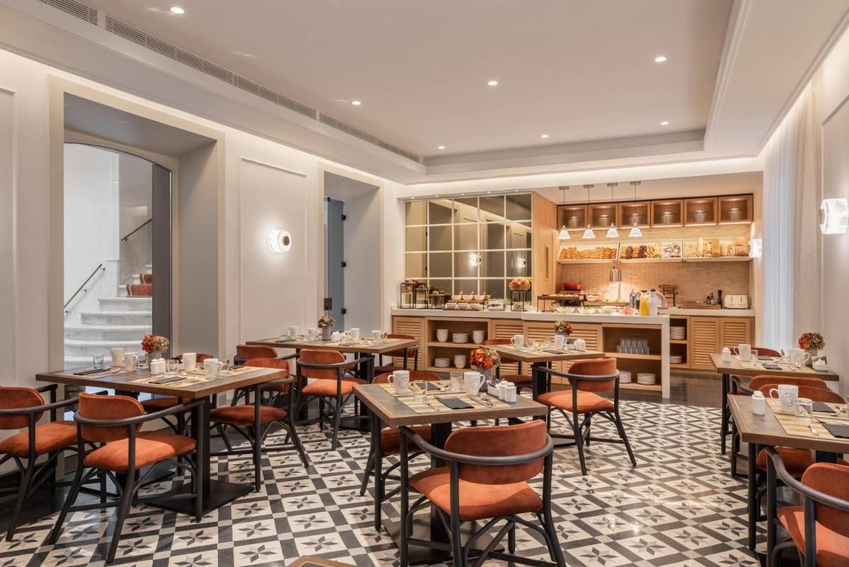 Un restaurante o sitio para comer en Áurea Casa Palacio Sagasta by Eurostars Hotel Company