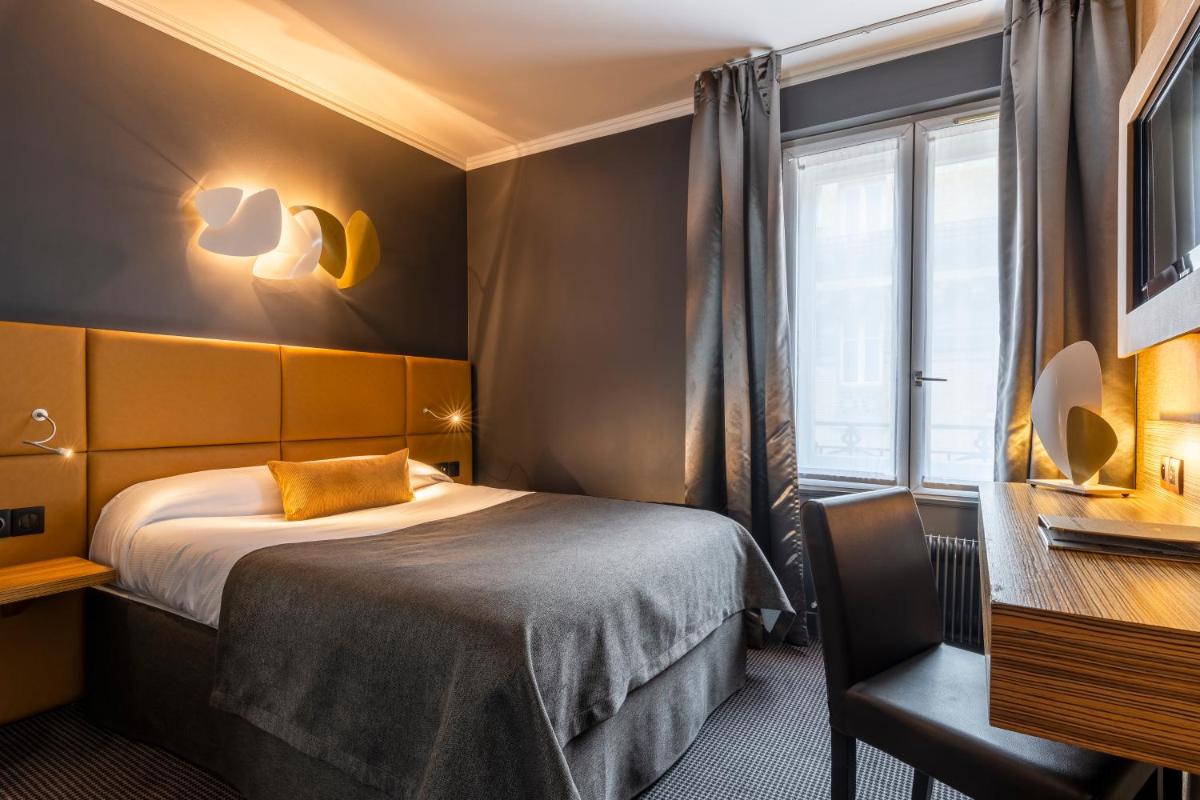 Un ou plusieurs lits dans un hébergement de l'établissement Hotel Residence Europe & Spa