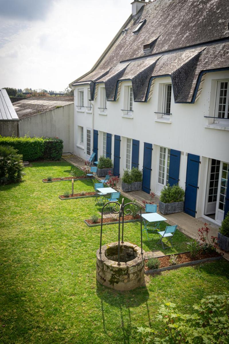 Jardin de l'établissement The Originals Boutique, Hôtel La Marébaudière, Vannes