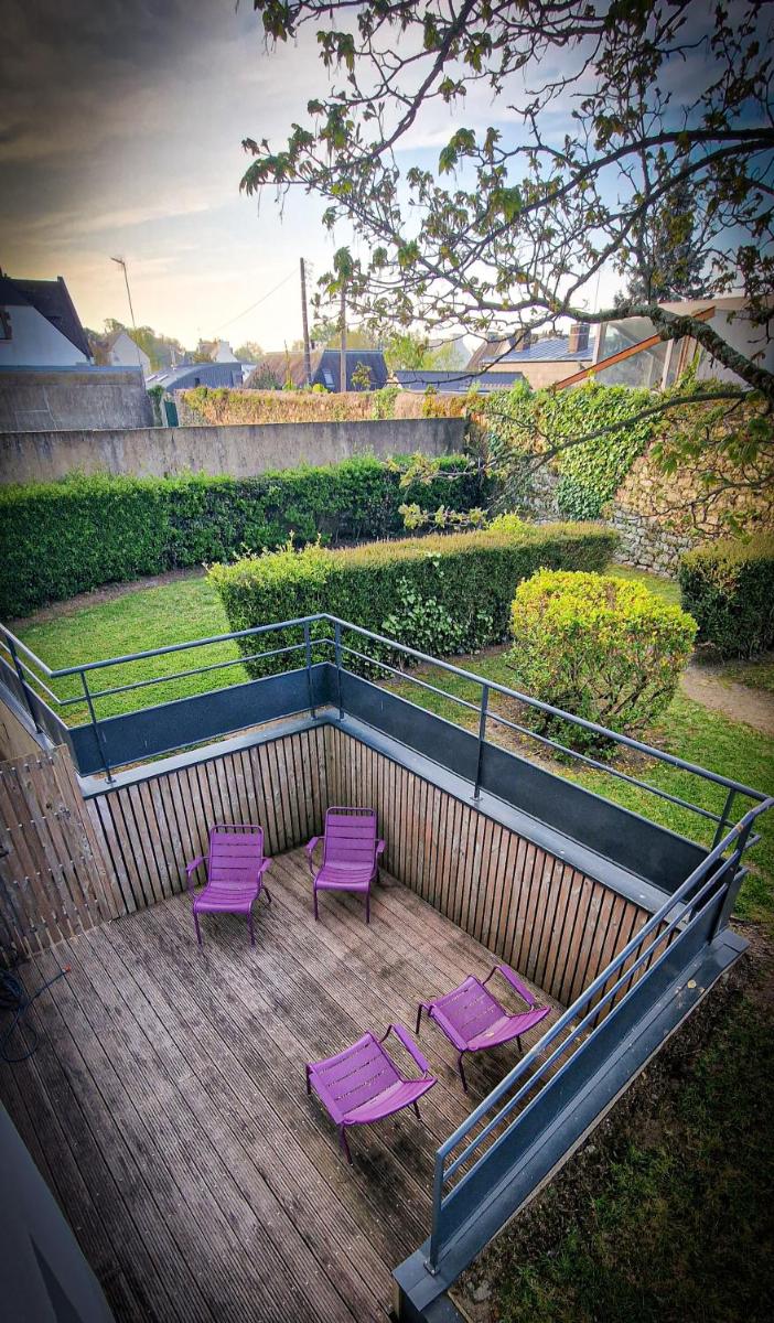 Jardin de l'établissement The Originals Boutique, Hôtel La Marébaudière, Vannes