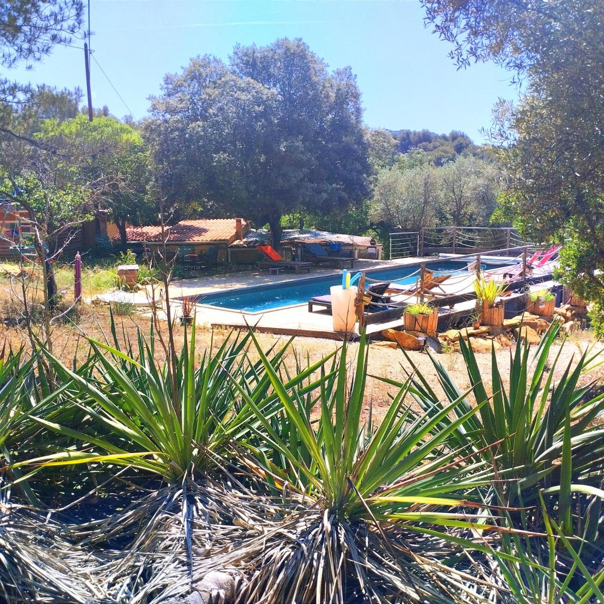 Arche de Noé atypique, bohème , nature, piscine chauffée toute l'année, spa , sauna , loisirs - Housity