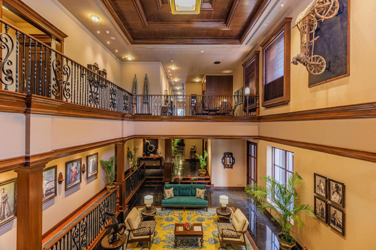 an overhead view of a living room in a house at Raajkutir - IHCL SeleQtions in Kolkata