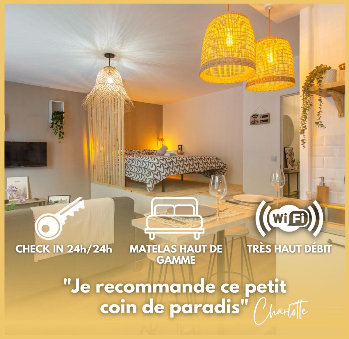 l'Estrade d'Amiens - Studio Atypique et de Standing - Wifi haut débit - 2p - Housity