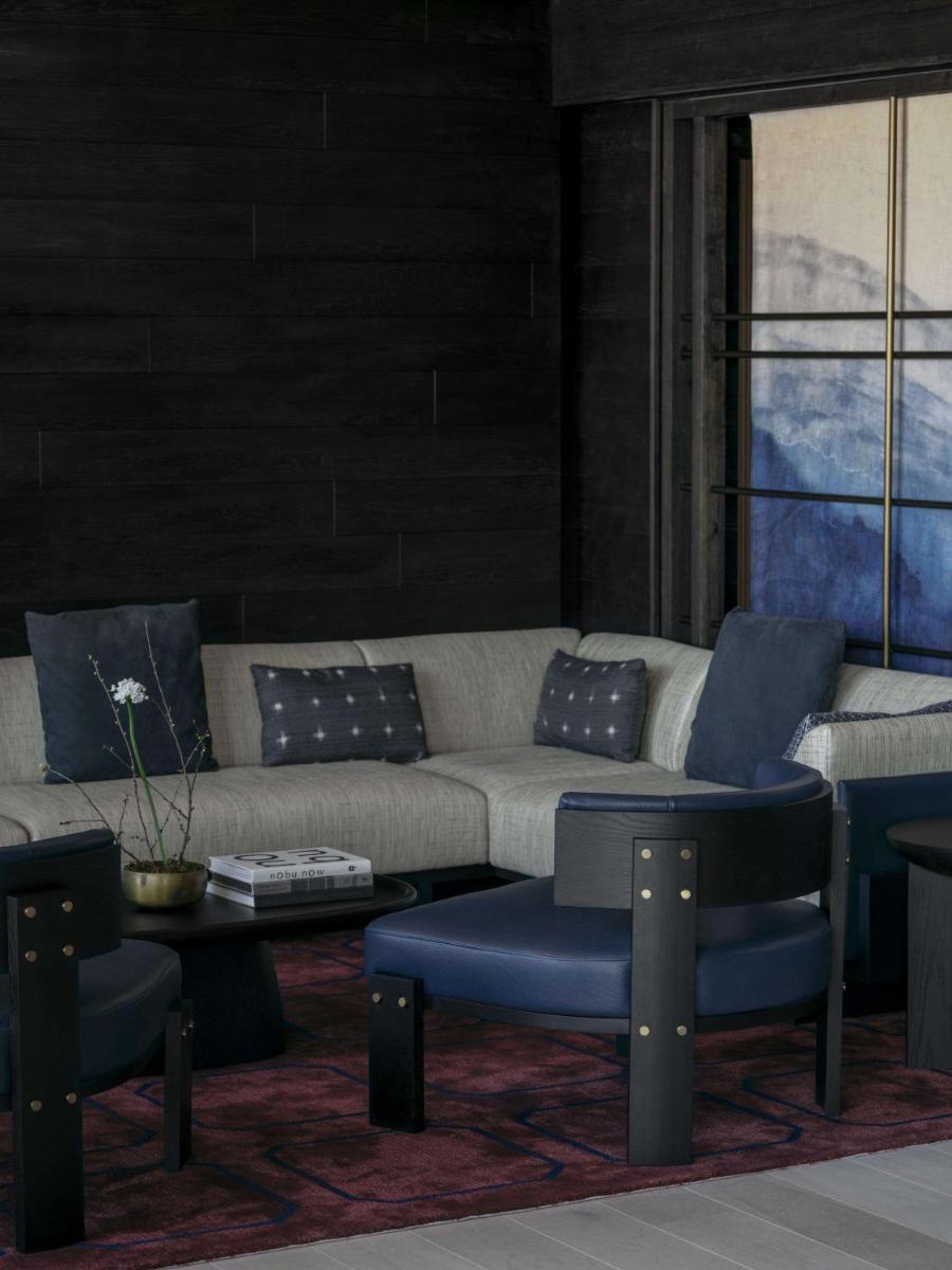 Zona de estar de Nobu Hotel Barcelona