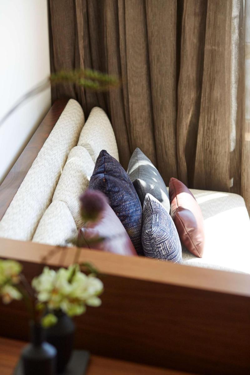 Cama o camas de una habitación en Nobu Hotel Barcelona
