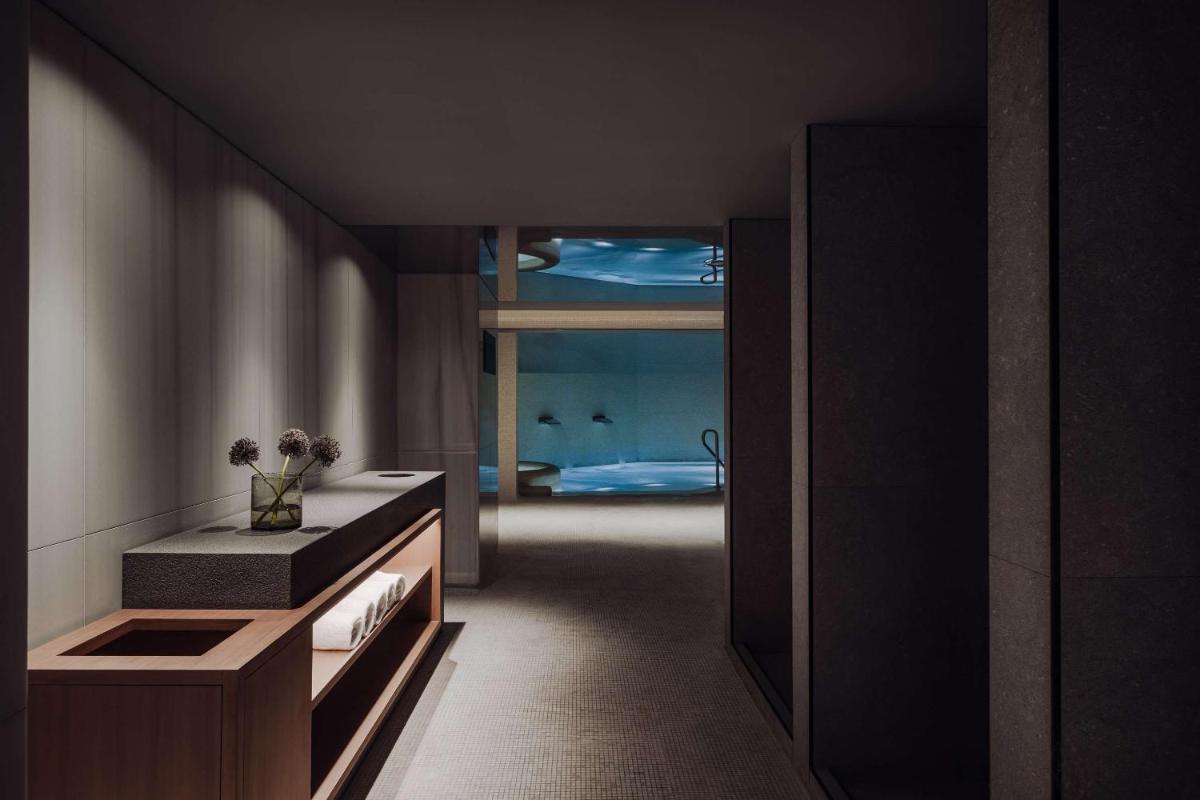 Cama o camas de una habitación en Nobu Hotel Barcelona