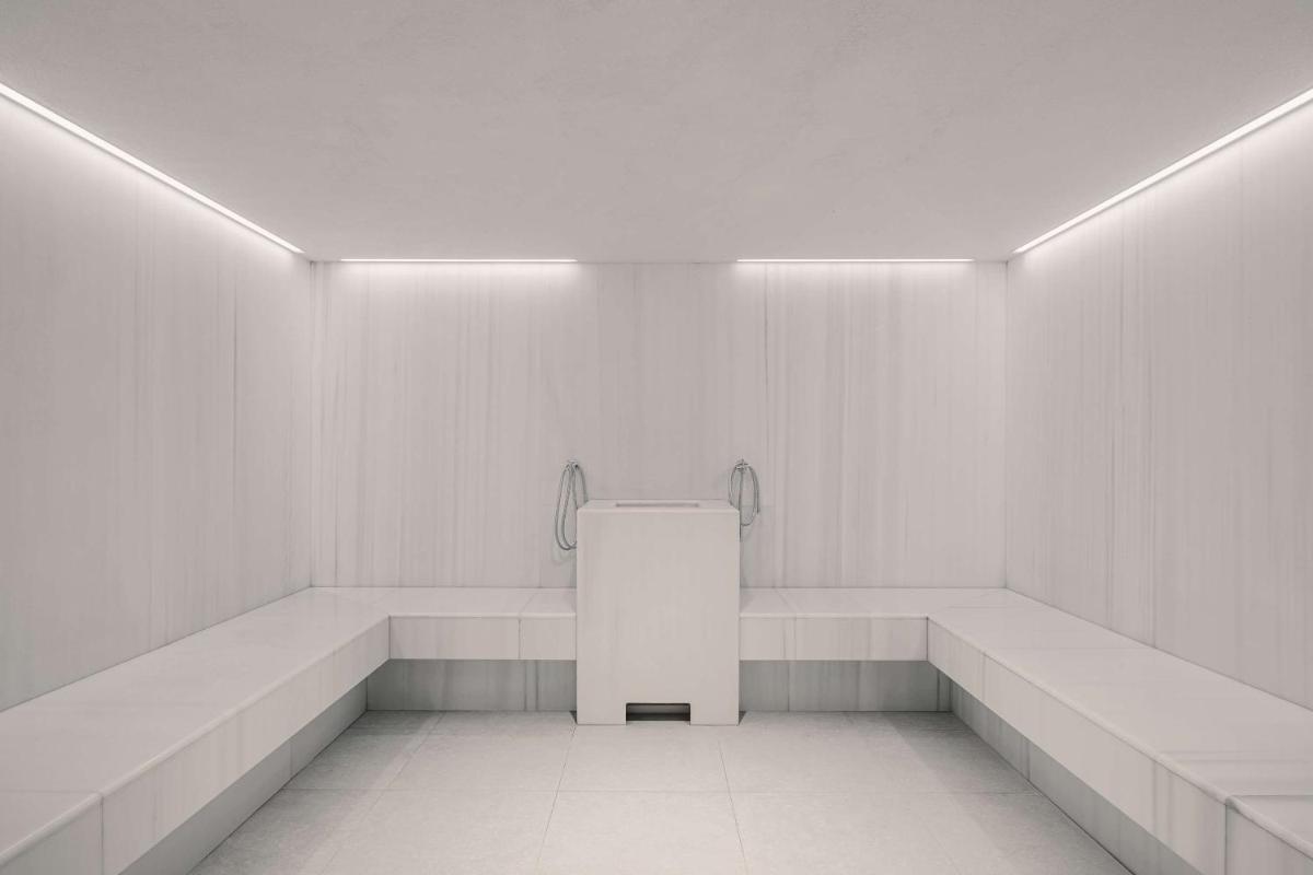 Cama o camas de una habitación en Nobu Hotel Barcelona
