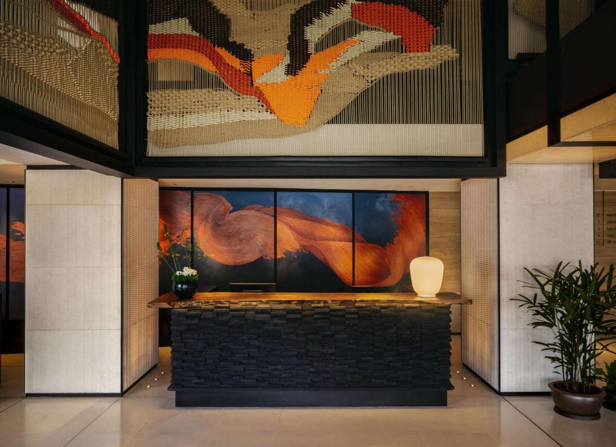Zona de estar de Nobu Hotel Barcelona