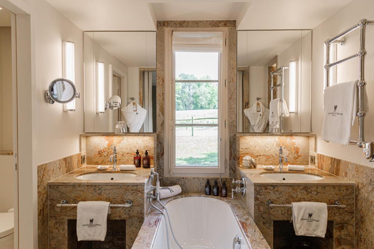 Salle de bains dans l'établissement Les Sources de Caudalie