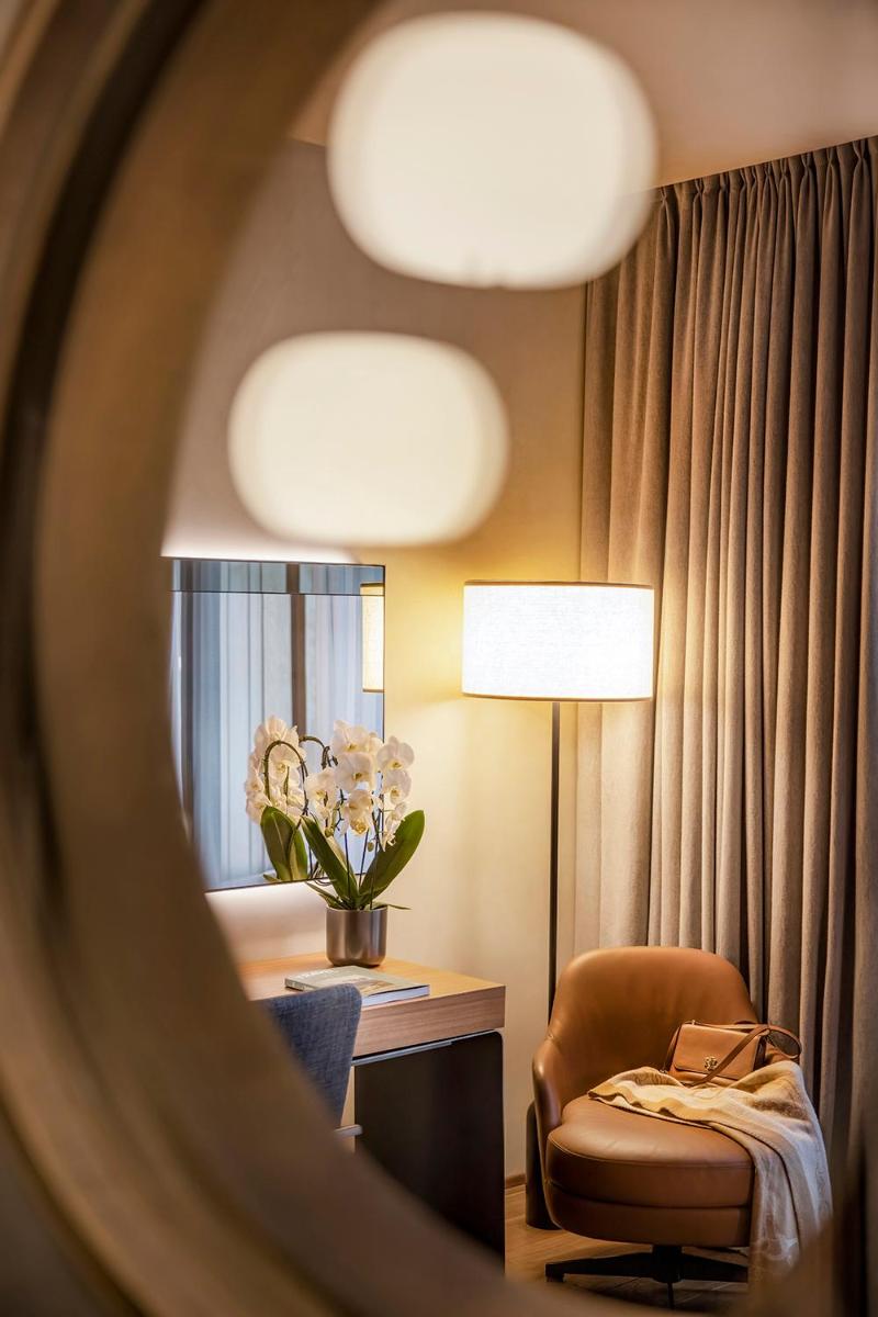 Un ou plusieurs lits dans un hébergement de l'établissement Jiva Hill Resort - Genève