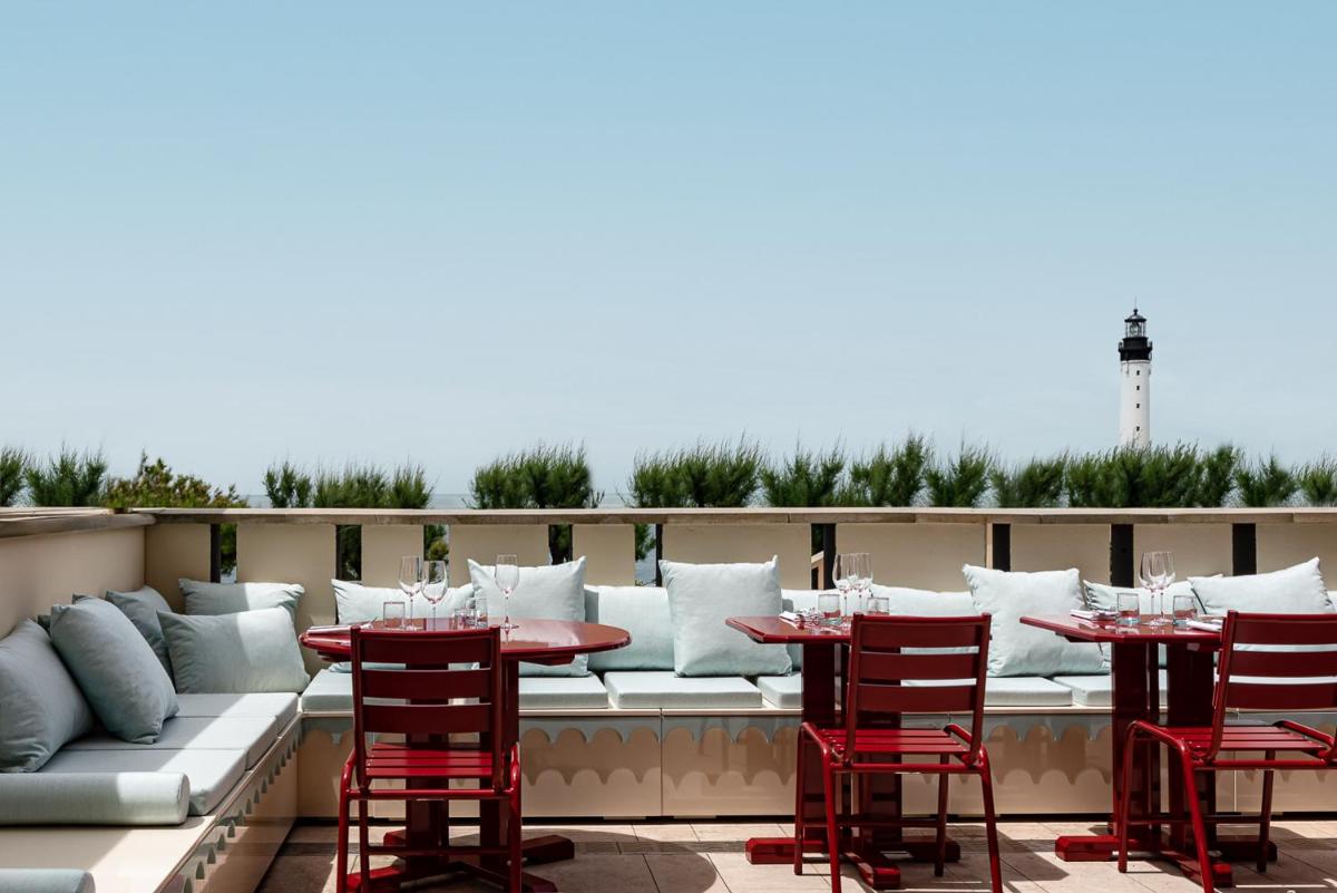 Balcon ou terrasse dans l'établissement Regina Experimental Biarritz